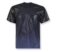 Maison Margiela - Cotton Jersey T-Shirt - Homme - Tops - Bleu - Taille: XL