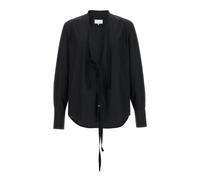 Maison Margiela - Cotton Poplin Shirt - Homme - Chemises - Noir - Taille: S