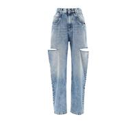 Maison Margiela - Cut-Out Jeans - Femme - Jeans - Bleu - Taille: 36 FR