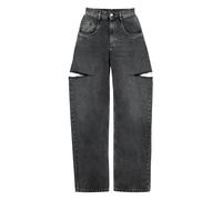 Maison Margiela - Cut-out Jeans - Femme - Jeans - Gris - Taille: 34 FR