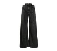Maison Margiela - Décortiqué Jean Large - Femme - Jeans - Noir - Taille: 36 FR