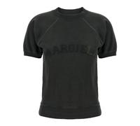 Maison Margiela - Décortiqué Logo SweaT-shirt - Femme - Tops - Gris - Taille: 38 FR