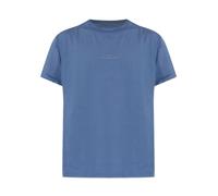 Maison Margiela - Distorted Logo T-Shirt - Homme - Tops - Bleu - Taille: 2XL