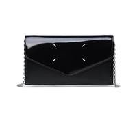 Maison Margiela - Four Stitches Chain Wallet - Femme - Sacs - Noir - Taille: ONE Size