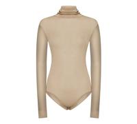 Maison Margiela - Haut à col roulé avec bouton-pression - Femme - Tops - Beige - Taille: 36 FR