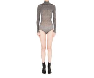 Maison Margiela - Haut à manches longues - Femme - Tops - Gris - Taille: 40 FR