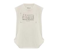 Maison Margiela - Haut avec logo Z - Femme - Tops - Beige - Taille: 40 FR