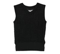 Maison Margiela - Haut sans manches en maille - Femme - Pulls - Noir - Taille: 38 FR