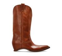 Maison Margiela - Heel-less Western High Bottes H45 - Femme - Chaussures - Brun - Taille: 38 EU