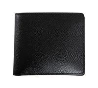 Maison Margiela, Homme, Accessoires, Noir, Taille: ONE Size Porte-cartes en Cuir Noir avec Moniker