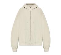 Maison Margiela, Homme, Sweatshirts et sweats à capuche, Beige, Taille: S Numbers Oversized Zip Sweat à capuche