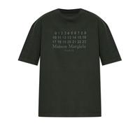 Maison Margiela, Homme, Tops, Noir, Taille: XS T-shirt avec logo imprimé