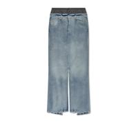 Maison Margiela - Jupe en jean - Femme - Jupes - Bleu - Taille: 36 FR