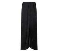 Maison Margiela - Jupe Longue Drapée - Femme - Jupes - Noir - Taille: 38 FR