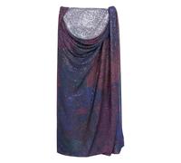 Maison Margiela - Jupe Maxi Imprimée Paillettes Plissée - Femme - Jupes - Multicolore - Taille: 36 FR