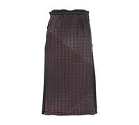 Maison Margiela - Jupe Midi Imprimé Cachemire à Quatre Points - Femme - Jupes - Noir - Taille: 40 FR