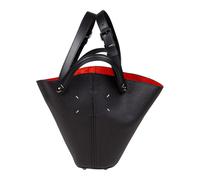 Maison Margiela - Leather Bucket Bag - Femme - Sacs - Noir - Taille: ONE Size
