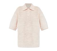 Maison Margiela - Linen Polo - Femme - Pulls - Rose - Taille: 36 FR