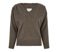 Maison Margiela - Lived-In Jersey - Femme - Pulls - Brun - Taille: 42 FR