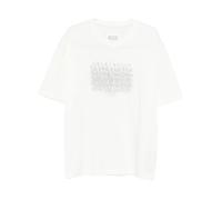 Maison Margiela - Logo cotton T-shirt - Homme - Tops - Blanc - Taille: S