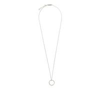 Maison Margiela - Logo Ring Pendant Necklace - Homme - Accessoires - Gris - Taille: ONE Size
