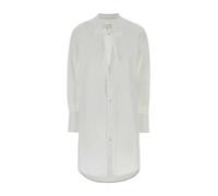 Maison Margiela - Mini-robe à bords francs - Femme - Robes - Blanc - Taille: 34 FR