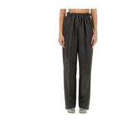 Maison Margiela - Mohair Wool Pantalons - Femme - Pantalons - Gris - Taille: 46 FR