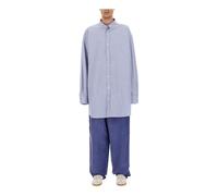 Maison Margiela - Oxford Shirt - Homme - Chemises - Bleu - Taille: L