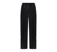 Maison Margiela - Pantalon ample en satin - Femme - Pantalons - Noir - Taille: 36 FR