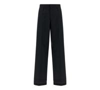 Maison Margiela - Pantalon de tailleur en laine - Femme - Pantalons - Noir - Taille: 40 FR