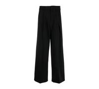Maison Margiela - Pantalon Large Élégant - Femme - Pantalons - Noir - Taille: 38 FR