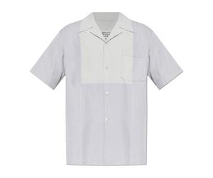 Maison Margiela - Pocket Short-Sleeved Shirt - Homme - Chemises - Violet - Taille: L