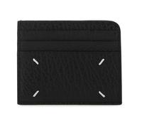 Maison Margiela - Porte-cartes en cuir noir - Femme - Accessoires - Noir - Taille: ONE Size