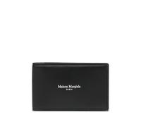 Maison Margiela - Portefeuille Noir avec Logo Avant - Homme - Accessoires - Noir - Taille: ONE Size