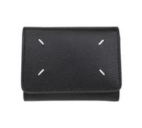Maison Margiela - Portefeuille Tri-fold à quatre points de couture - unisex - Accessoires - Noir - Taille: ONE Size
