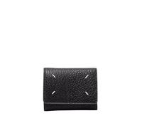 Maison Margiela - Portefeuille Trois Volets - Femme - Accessoires - Noir - Taille: ONE Size