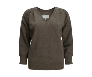MAISON MARGIELA pull en laine femme marron - S
