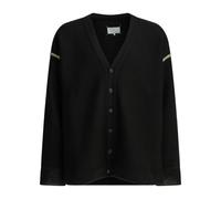 Maison margiela pull homme noir zippé en laine vierge - M
