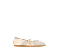 Maison Margiela - Baskets Ballerines Blanches et Grises en Cuir - Femme - Chaussures - Multicolore - Taille: 38 EU