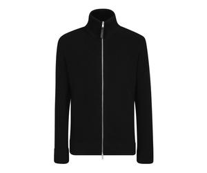 Maison Margiela - Ribbed Trucker Zip Cardigan - Homme - Sweatshirts et sweats à capuche - Noir - Taille: L
