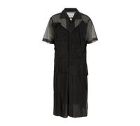 Maison Margiela - Robe Chemise Élégante - Femme - Robes - Noir - Taille: 38 FR
