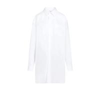 Maison Margiela - Robe Chemisier - Femme - Robes - Blanc - Taille: 32 FR