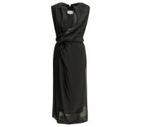 Maison Margiela - Robe asymétrique drapée - Femme - Robes - Noir - Taille: 36 FR