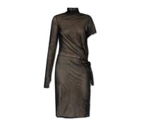 Maison Margiela - Robe Midi Asymétrique à Une Manche - Femme - Robes - Noir - Taille: 36 FR