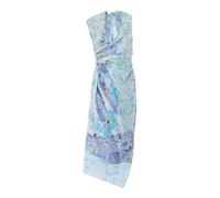 Maison Margiela - Robe portefeuille drapée à imprimé floral - Femme - Robes - Multicolore - Taille: 34 FR