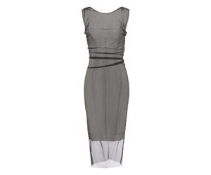 Maison Margiela - Sheer Dress - Femme - Robes - Gris - Taille: 36 FR