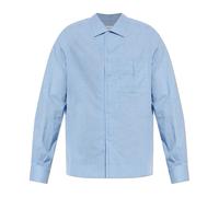 Maison Margiela - Shirt With Pocket - Homme - Chemises - Bleu - Taille: L
