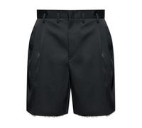 Maison Margiela - Short en laine effet vintage - Homme - Shorts - Noir - Taille: M