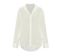 Maison Margiela - Silk Shirt - Femme - Blouses et Chemises - Blanc - Taille: 38 FR