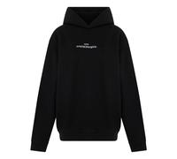 Maison Margiela - Sweat à capuche coupe décontractée - Femme - Sweatshirts et sweats à capuche - Noir - Taille: 46 FR